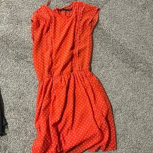 Zara Red Polka Dot dress.